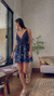 Vestido curto floral - Farm - Amora