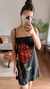 Vestido curto flor - Farm - loja online