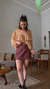 Short saia boho na internet