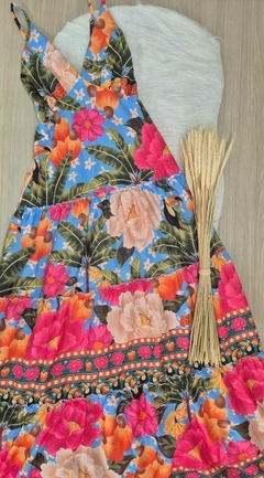 VESTIDO LIZA ROSA - Alessandra Belle Moda Feminina