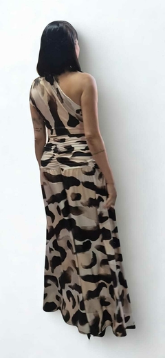 VESTIDO NULA MANGA ANIMAL PRINT - comprar online