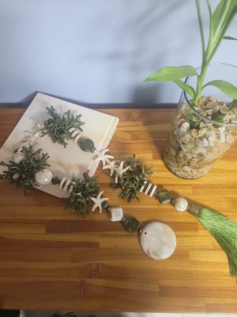 Colar de Mesa Verde Estrela do Mar