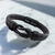 Pulsera de Cuero Roja y Negra - comprar online