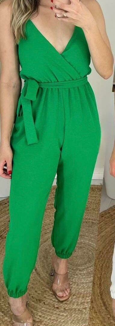 Macacão Joana Verde - comprar online