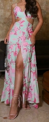 Vestido Longo Letícia Rosa - comprar online