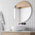 Espelho Decorativo De Parede Adesivo Grande 50x50cm Redondo: Elegância Circular para Transformar Seus Ambientes! - comprar online