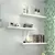 Kit com 4 ou 2 Prateleiras 30x10cm com Suporte para Decoração: Organize e Decore Seus Ambientes com Estilo! - Dona Jericó