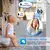 Camera de Segurança Residencial - Wifi, 8MP, 360°, 1080P, Visão Noturna - Tremcomdesconto