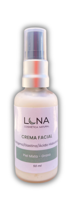 Crema Facial Natural para Piel Mixta - Grasa - comprar en línea