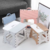 Banquito Plegable Reforzado Gris y Blanco