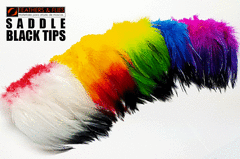 SADDLE GALLO BLACK TIPS - FEATHERS N FLIES - comprar online