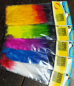 SADDLE GALLO BLACK TIPS - FEATHERS N FLIES en internet
