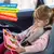 livro educativo brinquedos Montessori, placa de desenvolvimento de atividade - Mundo Encantado kids