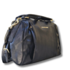 Bolsa Média Preta Pavão De Ouro