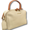 Bolsa Baú Off White Pavão de Ouro