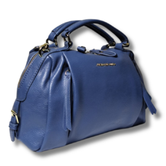Bolsa Média Azul Pavão de Ouro - comprar online