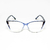 Armação Acetato Crystal Animal Print Blue Ella Smania TR90 - comprar online