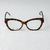 Armação Gatinho Animal Print Tigresa com Detalhe Vermelho Ella Smania LQ6123 - comprar online