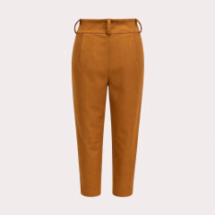 Calça Joy Feminina em Suede Cintura Alta - La Rara Clothing/ Moda Feminina
