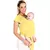 Baby Sling Mamãe Canguru Malha 100% Algodão Wrap Sling Carregador de Bebê - comprar online