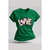 Camiseta feminina babylook estampa Love na internet