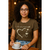 Camiseta feminina babylook estampa menina simples