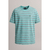 Camiseta masculina Lacoste verde com listras - comprar online