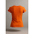 Camiseta feminina babylook laranja estampa corações - comprar online