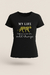 Camiseta feminina baby look estampa My Life - comprar online
