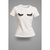 Camiseta feminina baby look estampa cilios na internet