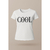 Camiseta feminina baby look estampa Cool Girl - Rafid Store
