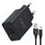 Kit Carregador 1Hora Usb-A + Tipo C Preto - 1M