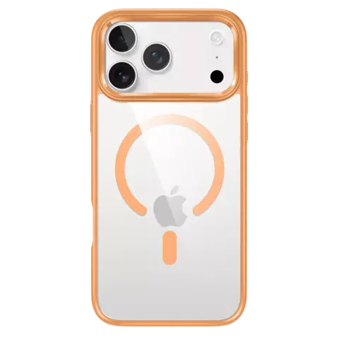 Capa iKase Ultra Hybrid Laranja MagSafe para iPhone 17 Pro Max