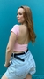 Cropped Costas Nuas Rosa - comprar online