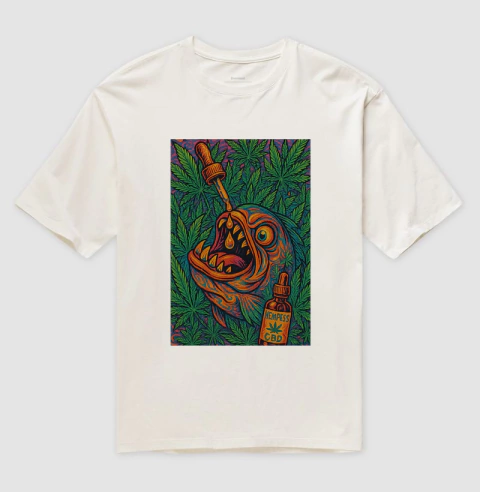 Piranhas CBD Hempess - Oversized