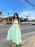 Vestido Midi Verde Menta