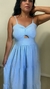 Vestido Midi Listrado Azul - comprar online