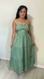 Vestido Midi Verde Poá - Exclusiva