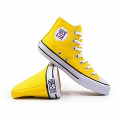 Tênis Rock Star - Cano Alto - Amarelo