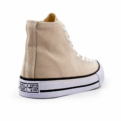 Tênis Rock Star - Cano Alto - Bege Nude - comprar online