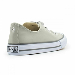Tênis Rock Star - Cano Baixo Courino - Cinza - comprar online