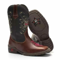 BOTA TEXANA INFANTIL CRUZ ROSA - comprar online
