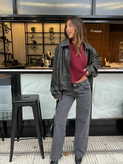 Jeans gris oscuro