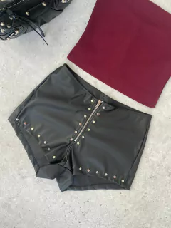 Short cuero rock - comprar online