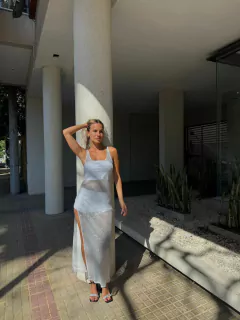 Vestido shine tajo en internet