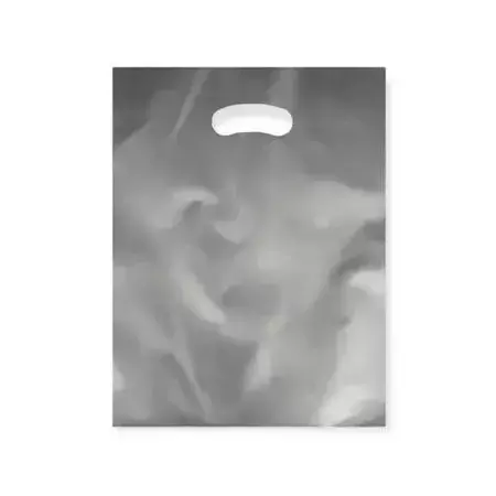 SACOLA 16X20 ALÇA VAZADA PRATA C/50 - comprar online