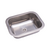 4300 - PILETA SIMPLE CON SOPAPA STANDARD 27x37x15 ACERO 430 en internet