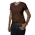 Camisa Baby Look - Marron - comprar online