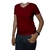 Camisa Baby Look - Vinho - comprar online