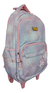 Mochila Carro Escolar Jardín Rosa Celeste Unicornio Toyz - tienda online
